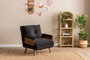 Atelier Del Sofa Cosmo Single - Sofá-Cama de 1 Plaza Negro